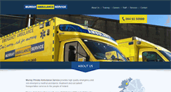 Desktop Screenshot of murrayambulance.ie