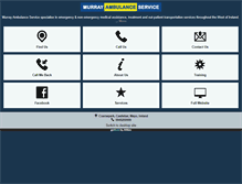 Tablet Screenshot of murrayambulance.ie